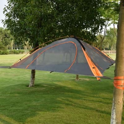 China China Manufacturer 210t Diagonal Bracing Type Grids Polyester PU Coating Waterproof Camping Tree Hanging Tent for sale