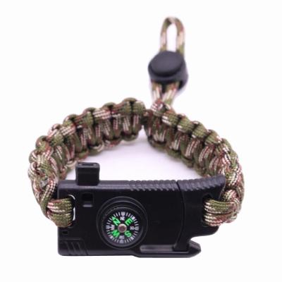 China 280lbs Multifunctional Adjustable Parachute Rope Parachute Cord Bracelet for sale