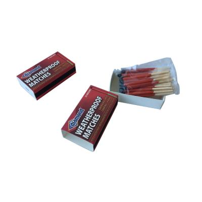 China Wholesale windproof and waterproof 75mm windproof and waterproof matches for sale