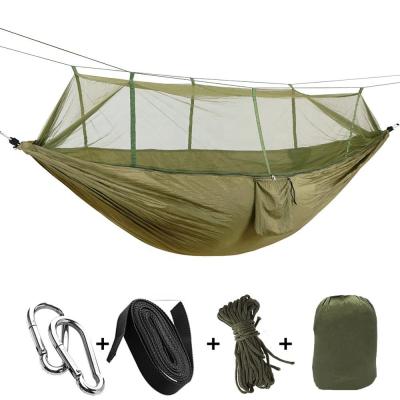 China 2019 Hot Selling Carabiner Camping Tent Outdoor Mosquito Net Portable Hammock Steel White for sale