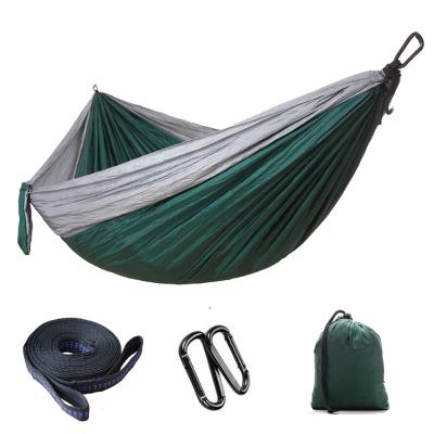 China Carabiner White Steel New Product Portable Outdoor Camping Parachute Swings Hanging Garden Wholesale Hammock for sale