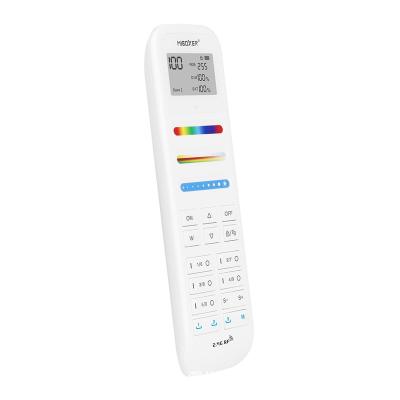 China Plastic Smart FUT089 Led Controller 8-Zone 2.4G RF Wireless RGB+CCT Led Light Remote for RGBCCT controller for sale