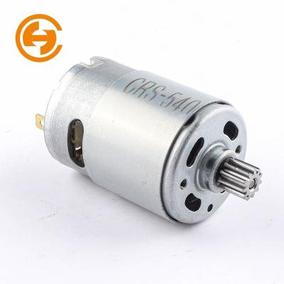 China 15500rpm 0.21Nm china factory sale 540 pmdc motor 10V automotive tools compressor engine high standard drip proof for sale