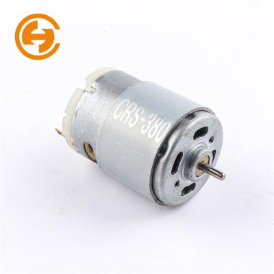 China Totally Enclosed Brushed 380 Motor Mixer DC Motor 12V 8800rpm High Speed ​​Eggbeater Small PMDC Screwdriver Bender for sale