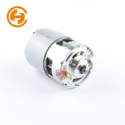 China Garden Tool Totally Enclosed Brushed DC Motor 12kg.cm 48mm Dia Electric Motor 18V 150 Watt PMDC Motor Factory Wholesale for sale