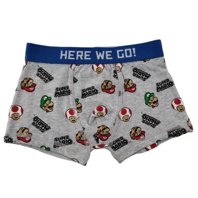 China Anti-static cartoon outlines safety print Boys Trunks Underwear designer from China for sale