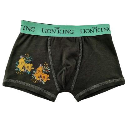 China Wholesale New Design Tiger Children's Underwear Anti-static Large Size Cute Cartoon Boxer Briefs for sale