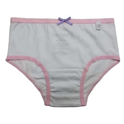 China Professional Manufacturer Solid Color High Waist Cotton Young Girls Child Anti-Static Underwear for sale