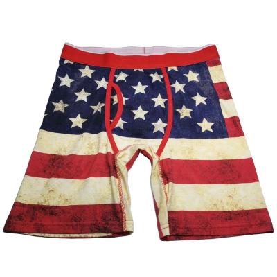 China 2021 new cotton men's short underwear men's pants custom anti-static boxer long for sale