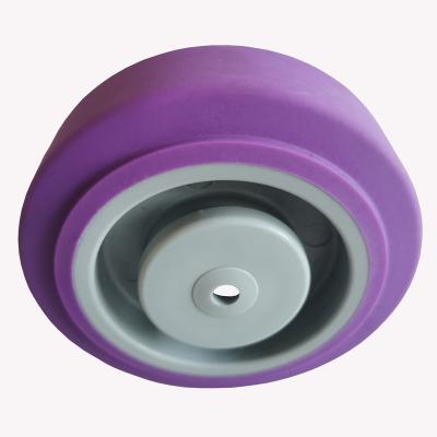 China 5 inch purple tpr and pp wheel for sale