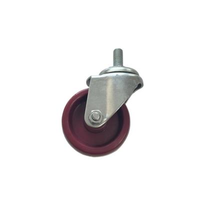 중국 Simple construction Casters Industrial 3 inch groove Spiral casters 3 