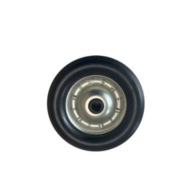 China Broad-spectrum Industrial Wheels For Trolley Factory Caster 8 Inch Heavy Duty Rubber Wheel QD35A.7 for sale