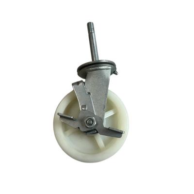 China Easy To Install Swivel Casters Heavy Duty Nylon 6 Inch Caster Wheel 7X150025 Te koop