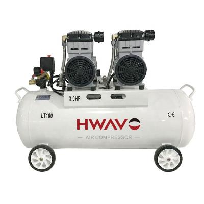 China Various Oil Free Factory Sale 2200W/3HP Portable Air Compressor Price Oil Free Air-compressors for sale