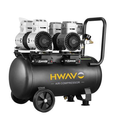 China Air Compressors 50 Liter Oil Free High Speed ​​Portable Low Noise Silence Oil Free Compressor Good Quality for sale