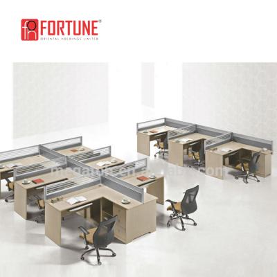 China Commercial Furniture China Manufacture Office Cubicle Shade Office Partition Office Workstations (FOH-6C-39-06) for sale