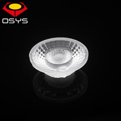 China Manufacturer 33MM PMMA Indoor Lighting Led Lenses PC Optical Lens Down TIR LED L Lens LES 6-9mm Light Spot Light Track Light Indoor Led Lenses for sale