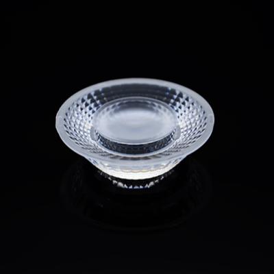 China Utra-thin Indoor Lighting LED Lens Manufacturer 50MM Indoor Retail Commercial TIR Fresnel Lens LED Optical Lens Led Lens for sale