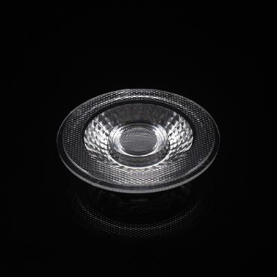 China PC Plastic Optical Lens Manufacturer CXA Cree COB 42MM PMMA LED Lenses Reflector LES 6-9mm Indoor Lighting TIR LED Indoor Retail Led Lens for sale