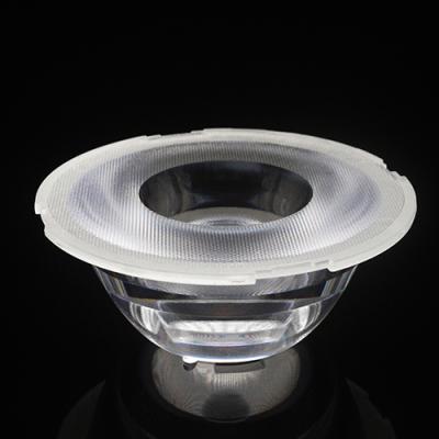 China High Quality PC LED Plastic Optical Lens 75MM PMMA Indoor Lighting Hotel Indoor Restaurant Led Lenses Reflector LES 6-17mm TIR LED Lens for sale