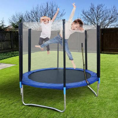 China With Trampoline Fence Safety Net Spring Guard and AirBound 5ft/6ft/8ft/10ft/12ft Ladder Net Backyard Trampoline Protectors for sale