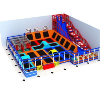 China Wholesale indoor school camp china kkmark amusement trampoline park for kids for sale