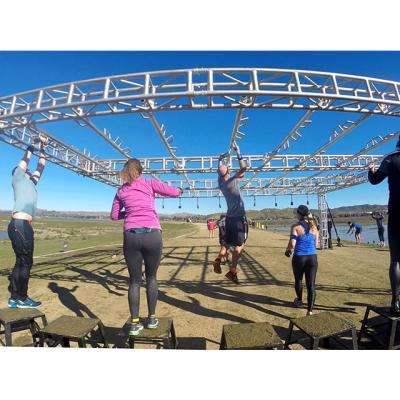 China Durable Ninja Obstacles Race Spartan Race Aluminum Truss Structure for sale