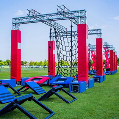 China Sustainable Amusement Park Ninja Warrior Obstacle Course for sale