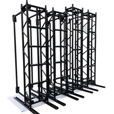 China Customized Black Aluminum Rig Catwalk Tour Truss Fork Pre End Truss For Concert for sale