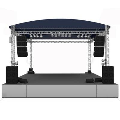 China Easy Install To Custom Design Aluminum Modular Spigot Truss Exhibition Display Stand Trade Show Booth DJ Concert for sale