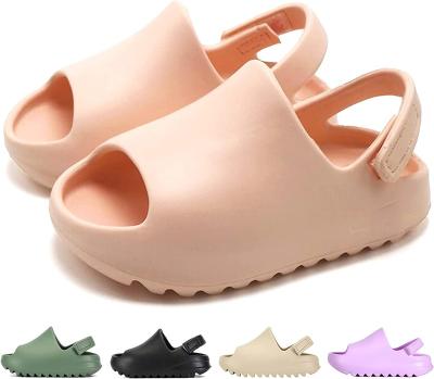 China EVA Toddler Little Kids Slides Sandals, Child Summer Slip On Sandals, Summer Anti-Skid Shower Beach Poolside Slippers Kids Shoes for sale