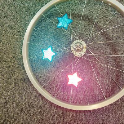 China PMMA Prism Safety Reflector Bicycle Reflector Bicycle Bike Wheel Spoke Reflector Star for sale