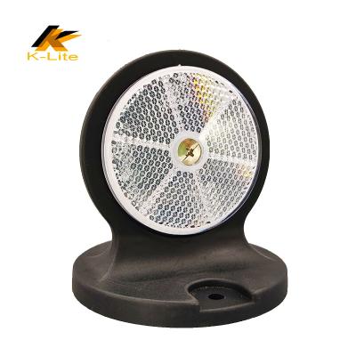 China PMMA Reflector K-Lite Double Side Round Guardrail Reflective Drafter Flexible Reflector for sale