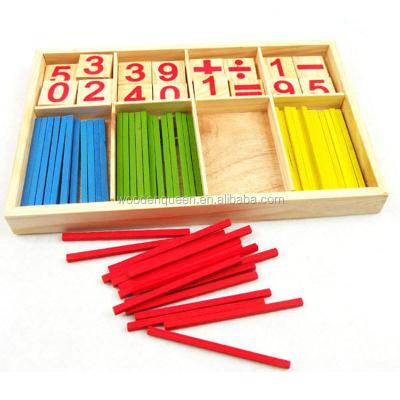 China Learning 52 Wooden Counting Stick Math YZ001 Toys Educational For Kid Child for sale