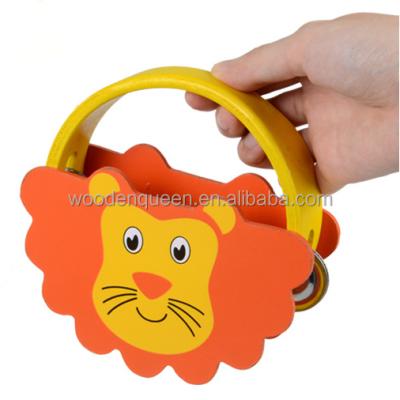 China Cheap Toy China Yiwu Factory Wholesale Cartoon Animal Wood Musical Instrument Bell MT011 for Baby Children Kid Toys for sale