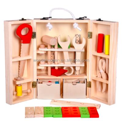 China Wooden TOY DIY MODEL YZ119 First Education Pretend Play Repair Tool Wooden Toys For Children Toys for sale