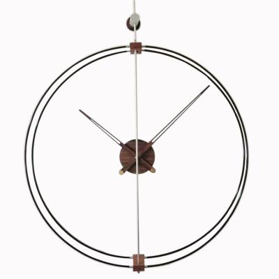 China High Quality Antique Factory Style Metal Wall Clock Wall Watch Modern Large Metal 3d Diy Spanish Minimalist Wall Clock for sale