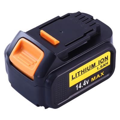 China Machine- Tool Battery Pack DCB140 14.4V 1.5Ah-6.0Ah Lithium Ion Battery For Dewalt DCB140 Power Tool With LED Indicator for sale