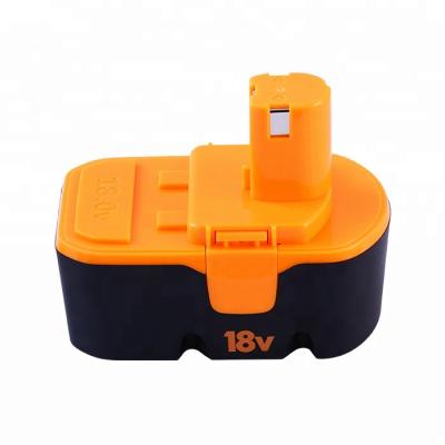 China Toys for Ryobi Battery 18V 1500~3000mAh Machine Tool Replacement Ni-cd/Ni-mh Battery for sale