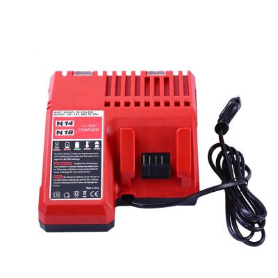 China N14 N18 Battery Pack 100-240V Power Tool Battery Charger For Milwaukees 14.4V-18V M14 M18 Battery Fast Charger for sale