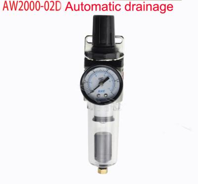 China AW2000-02 Pneumatic air filter regulator AW2000-02 1/4 inch SMC type air treatment for sale