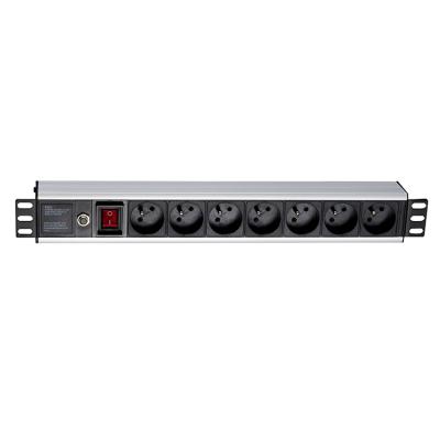 China 2021 Wholesale New PDU Socket PDU 8 Way French Plug With Switch WT-2237 for sale