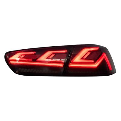 China Car Modified Car Lamp Modified Tail Lamp Smoked Led Tail Light For Mitsubishi Lancer 2010 - 2016 ex for sale