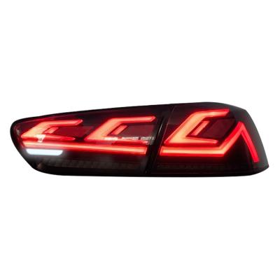 China Car Modified Car Lamp Auto Parts Modified Tail Lamp Smoked Led Tail Light For Mitsubishi Lancer 2010 - 2016 ex for sale