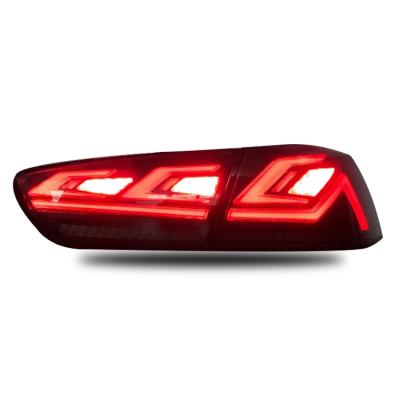 China Car Modified Car Lamp Tail Light Smoked Led Tail Light For Mitsubishi Lancer 2010 - 2016 ex for sale