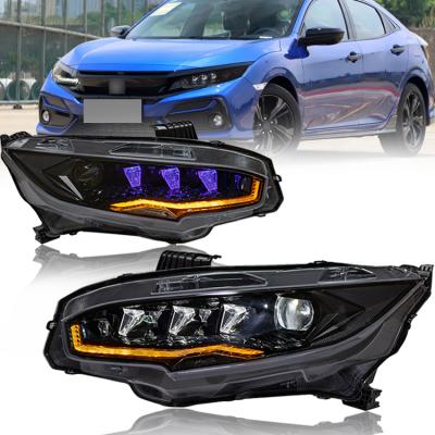 China Modified Car Lamp Car Front Head Light Headlamp Led Headlight For Honda Civic 10th GEN 2016 2017 2018 2019 2020 2021 for sale