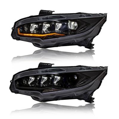 China Auto Modified Car Modified Front Light Headlamp Led Car Lamp Headlight For Honda Civic 10th GEN 2016 2017 2018 2019 2020 2021 for sale