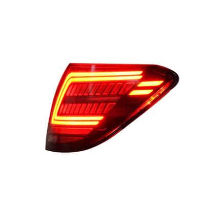 China Modified Car Lamp DK Motion Modified Smoke LED Car Tail Rear Lamp Light For Mercedes W204 C180 C200 C260 C300 2007 2014 for sale