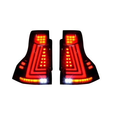 China Car Smoke Modified 12v Modified Lamp Led Rear Tail Lamp Light For Toyota Prado 2014 2015 2016 2017 2018 2019 2020 for sale