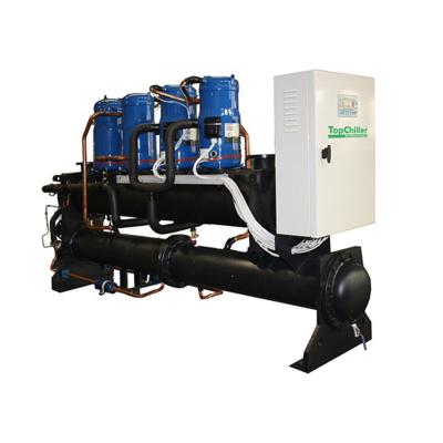 China Industrial Plant Water Cooling System R410a 40hp 130kw Fast Cooling Chillers Water Cooled Chillers for sale